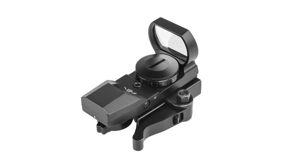 NcSTAR Red &amp; Green Reflex Sight/4 Reticles/QR Mnt, Black D4RGBQ