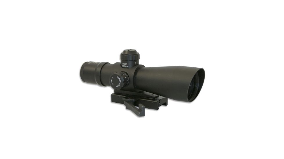 Nc Star Zombie Stryke Mark III Tactical Rifle Scope Mil-Dot 4x32/ Flashlight And Green Laser Rifle Sight STM432G/ASFLG34