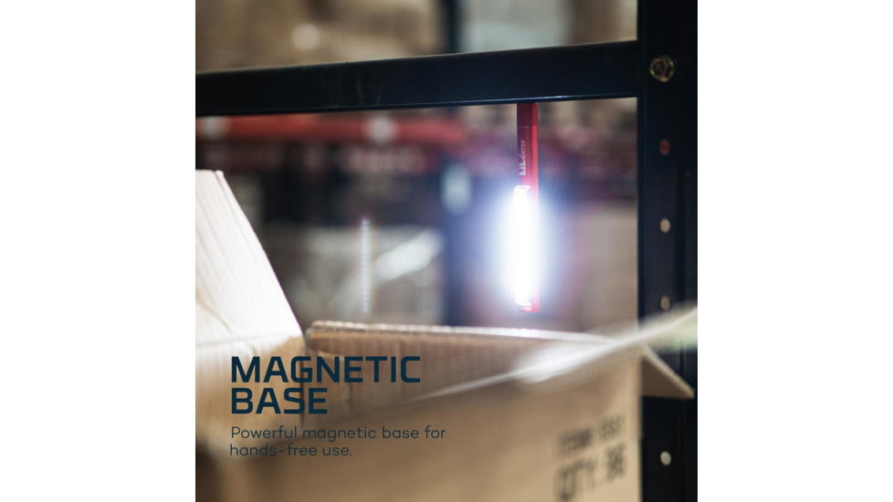 Nebo Lil Larry COB LED Flashlight, AAA, White, 250 Lumens, Red, NEB-WLT-0012