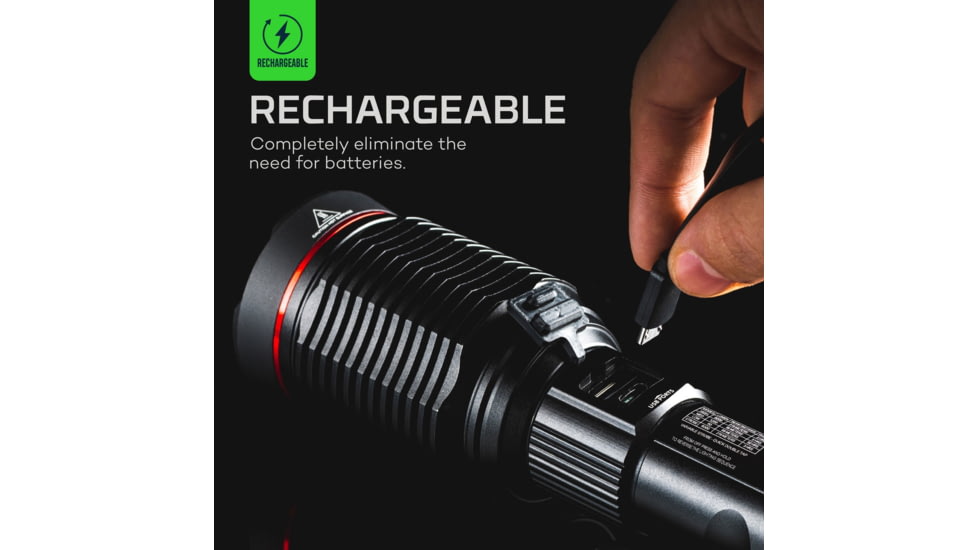Nebo Redline COB LED Flashlight, Lithium Ion, White, 6000 Lumens, Black, NEB-FLT-0002