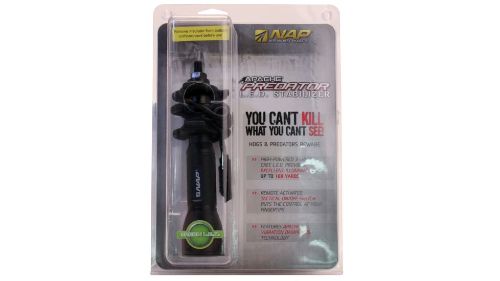 New Archery Products Apache Predator Hog, Flashlight Green LED, 60-795