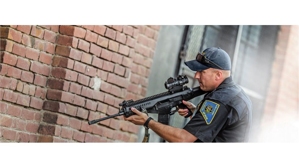 OpticsPlanet Exclusive Burris AR-332 3x32mm Prismatic Red Dot Sight, Ballistic CQ Reticle,  Black 300210