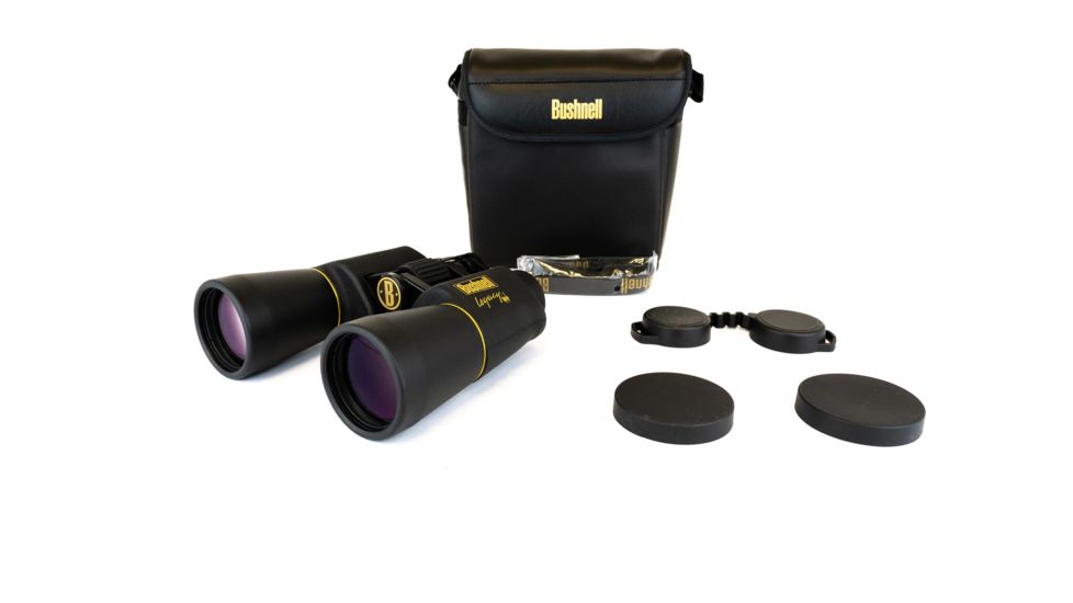 New, Bushnell Legacy WP 10x50 Porro Prism Waterproof Binoculars, Matte Black, 120150