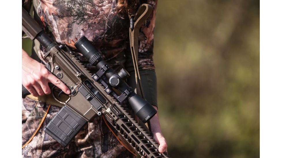 NightForce SHV 3-10x42mm .250MOA Rifle Scope, Illuminated Forceplex, Black, Full-Size, C611