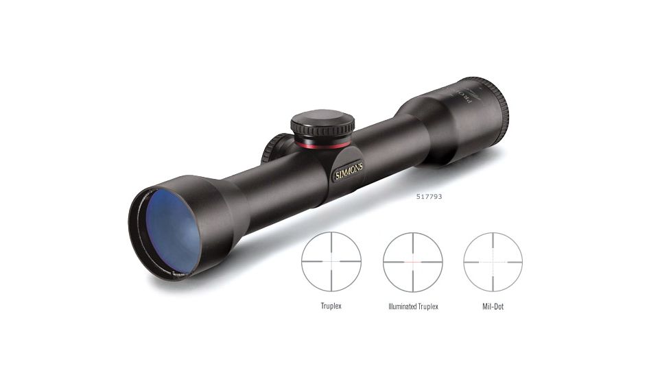 Simmons ProDiamond Reticle Master Series 1.5-5x32mm Matte Black Shotgun Scope 517792