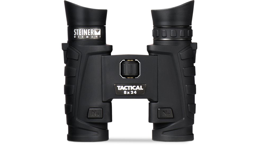 Steiner 8x24 T24 Tactical Binoculars, Charcoal 6502