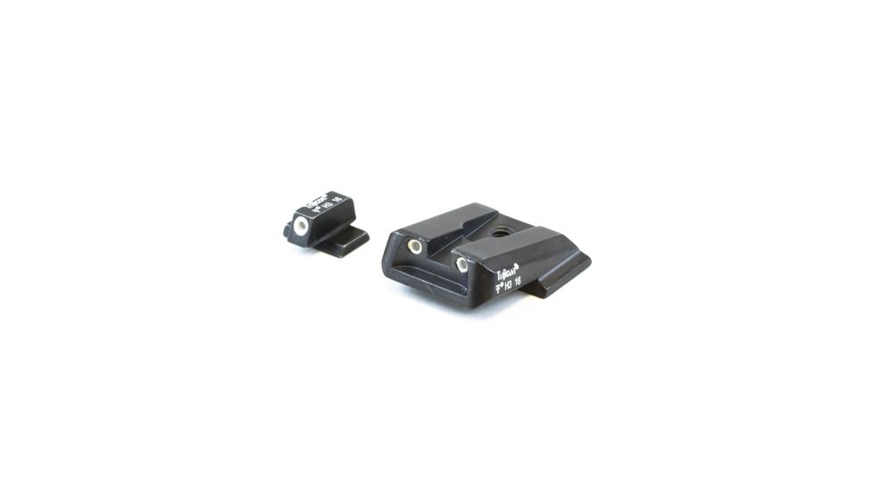 New, Trijicon Bright &amp; Tough SA37 Front &amp; Rear Night Sight, S&amp;W M&amp;P Series, Green Front &amp; Green Rear, SA37