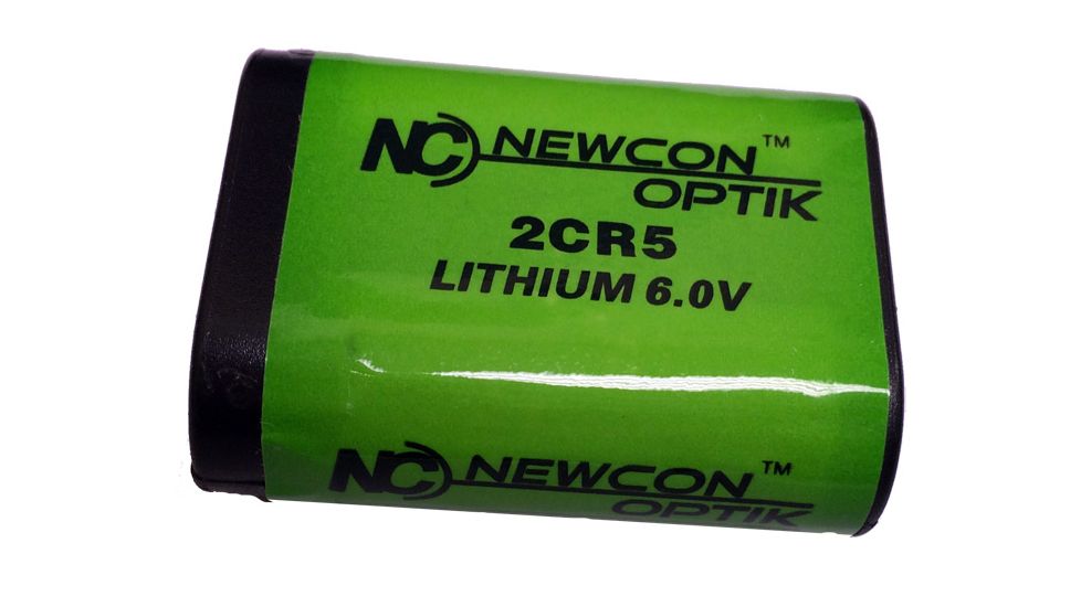 Newcon Optik 2CR5 Lithium Non-Magnetic Battery, Green 2CR5 Battery