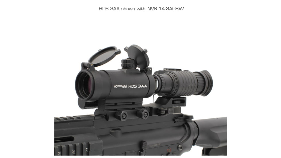 Newcon Optik HDS 3AA Red Dot Sight, 4 MOA Red Dot Reticle, Black, HDS 3AA