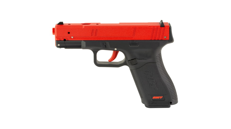 NextLevel Training SIRT 115S Laser Training Pistol, G45/G19X, Red Take Up Laser, Green Shot Indicator Laser, Black/Red, 115S-S2G000-00
