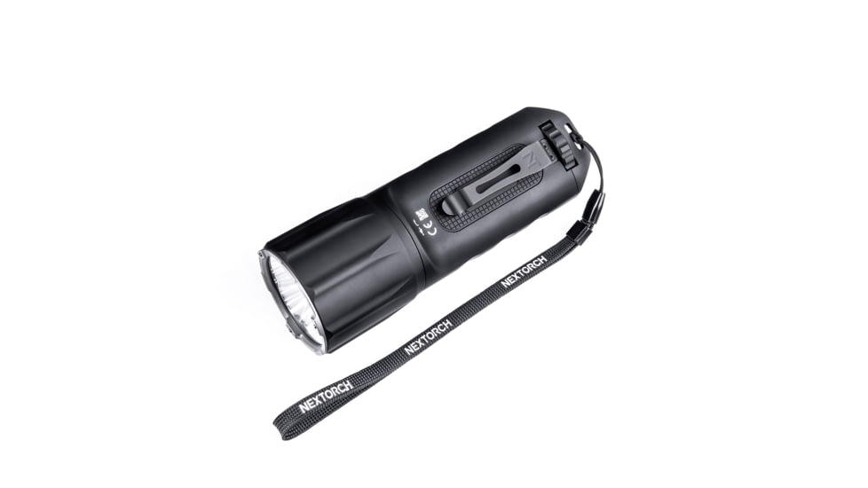 Nextorch TA31 Ultra-Bright Tactical Flashlight, 10,000 lm, Black, PS520147