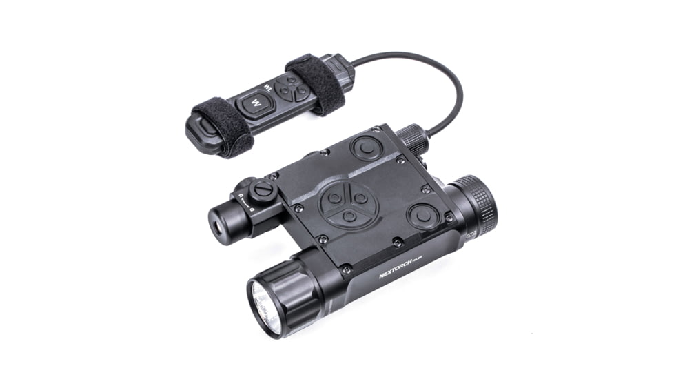 Nextorch WL60 Weapon Light, Visible White light and Green Laser Combo, Black, WL60