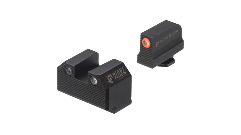 Night Fision Optics Ready Stealth Series Square-Notch Tritium Night Sights