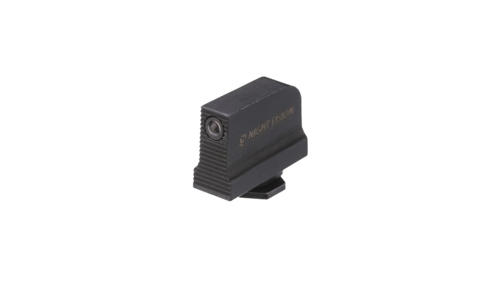 Night Fision Optics Ready Stealth Lower 1/3rd Night Sight Set, Glock 17/19/34 w/ RMR/507c/SRO/ACRO, Black Front, Black, GLK-001-330-353-ZGZG