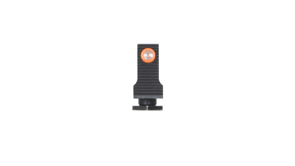 Night Fision Optics Ready Stealth Lower 1/3rd Night Sight Set, Glock 17/19/34 w/ RMR/507c/SRO/ACRO, Orange Front, Black, GLK-001-330-353-OGZG