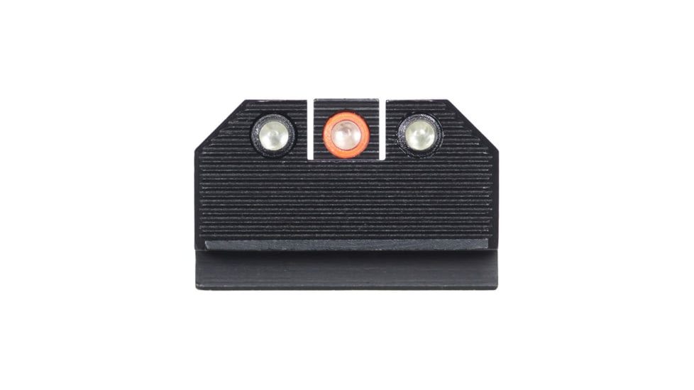 Night Fision Optics Ready Stealth Night Sight Set, Glock 48 w/ 507k, Orange Front, Black, GLK-005-290-313-OGZG
