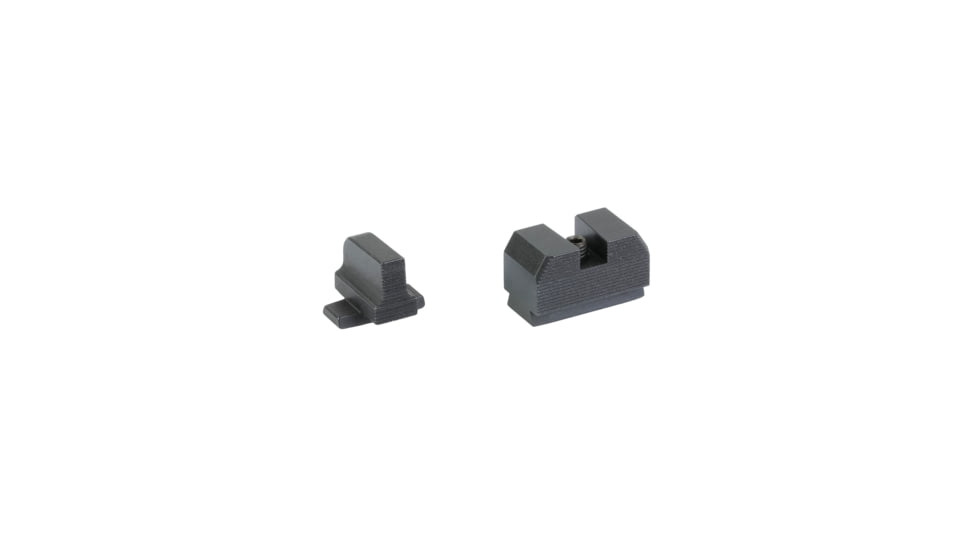 Night Fision Optics Ready Stealth Series Front and Rear Pistol Sight, SIG Sauer, P-Series Dovetail, Black Front, Black Rear, Black, SIG-180-315-302-ZXZX