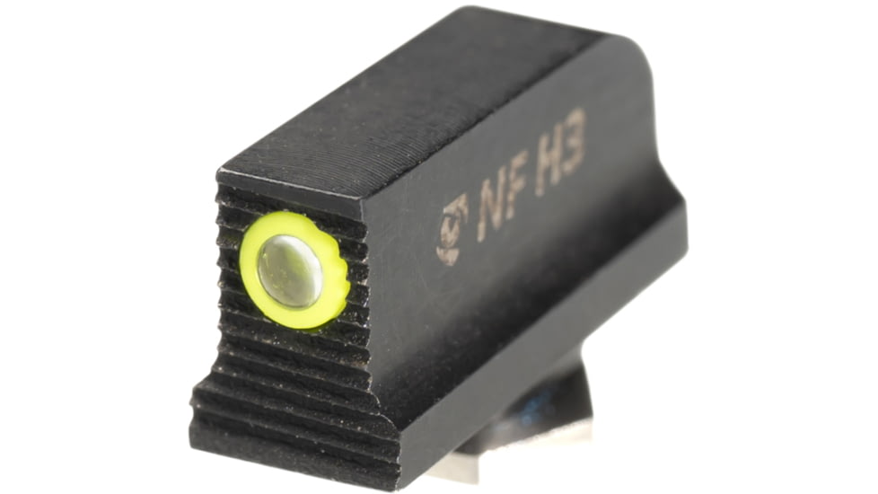 Night Fision Optics Ready Stealth Square-Notch Tritium Pistol Night Sight w/ COA Optic