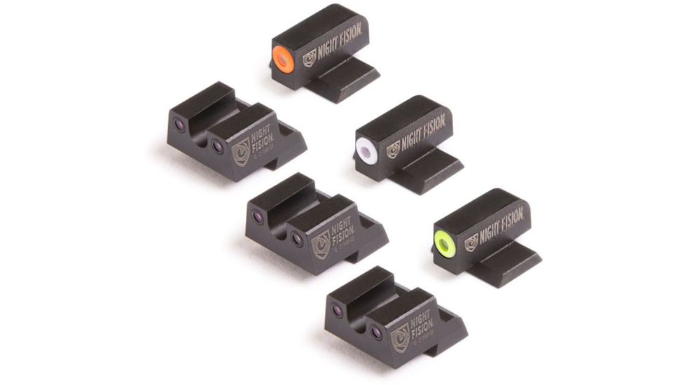 Night Fision Perfect Dot Night Sight Set, U Rear, Canik