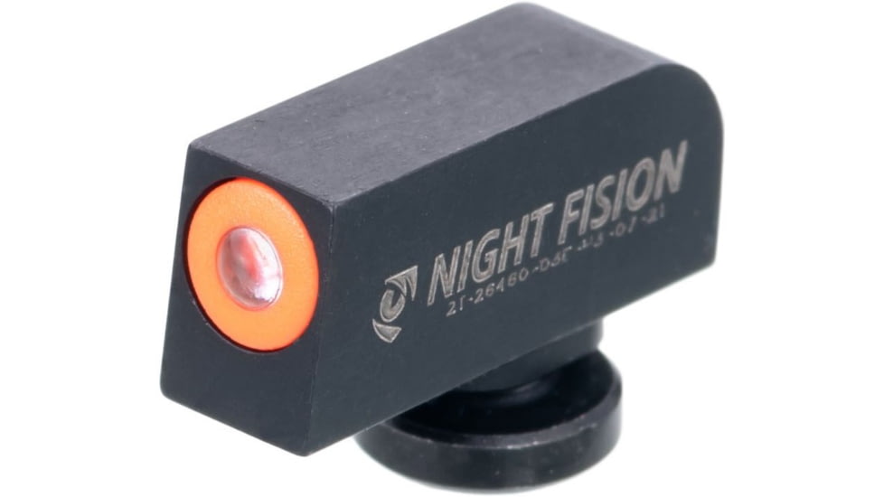 Night Fision Tritium Front Sight for Taurus G2c/G2/G3/TX22 w/ Orange Ring, Black, One Size, TAU-250-001-OGXX