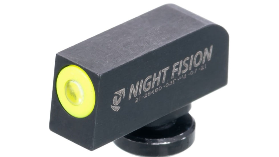 Night Fision Tritium Front Sight for Taurus G2c/G2/G3/TX22 w/ Yellow Ring, Black, One Size, TAU-250-001-YGXX