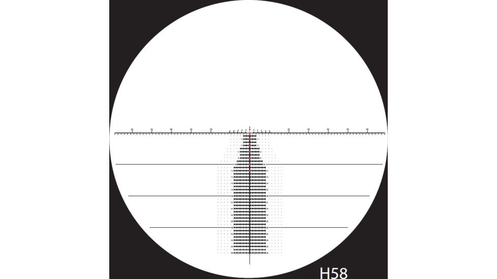 Nightforce NXS 3.5-15x50mmF1 Rifle Scope Zerostop,1 Mil-Radian H-58