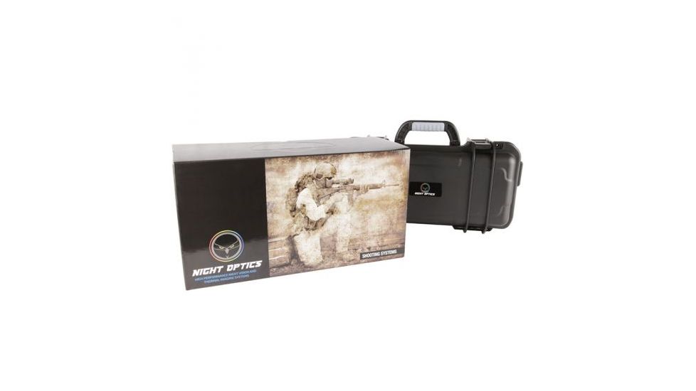 Night Optics Argus 740 Gen 4G 4x Night Vision Rifle Scope, Mil-Dot Reticle B/W Gated, Manual Gain, Filmless, Black NS-7404GBM