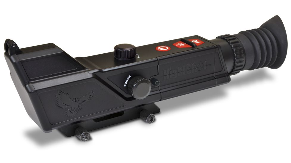 Night Owl Optics Nightshot 3x40mm Digital Night Vision Rifle Scope with IR illuminator, Black, NIGHTSHOT