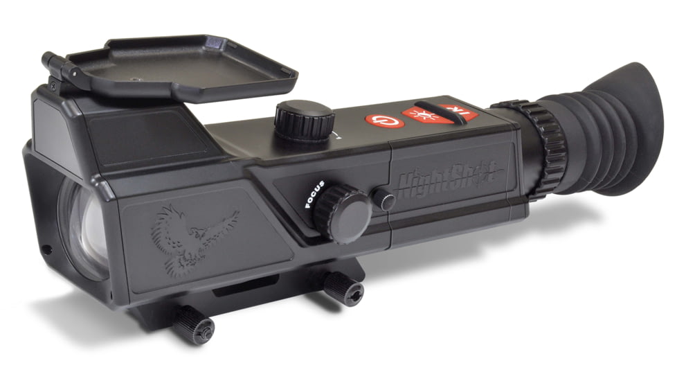 Night Owl Optics Nightshot 3x40mm Digital Night Vision Rifle Scope with IR illuminator, Black, NIGHTSHOT