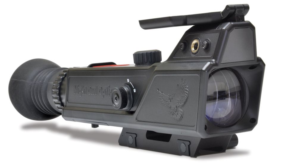 Night Owl Optics Nightshot 3x40mm Digital Night Vision Rifle Scope with IR illuminator, Black, NIGHTSHOT