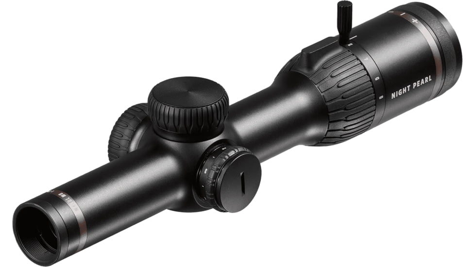 NIGHT PEARL Manul M6 1-6x24mm Rifle Scope, 30mm Tube, Second Focal Plane, 6, Black, 2NPMANUL1-6X24I