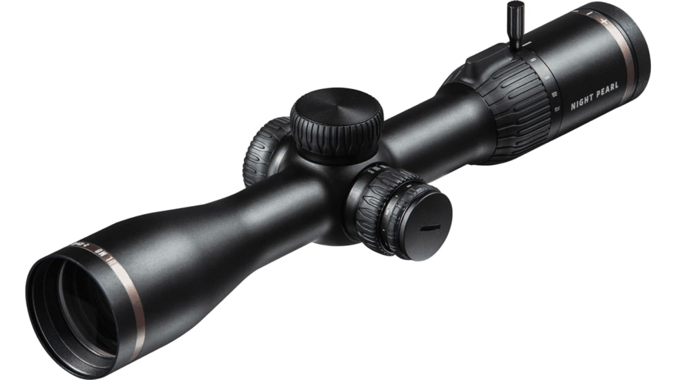 NIGHT PEARL Manul M6 2-12x42mm, 30mm Tube Rifle Scope, Second Focal Plane, 6, Black, 2NPMANUL2-12X42I