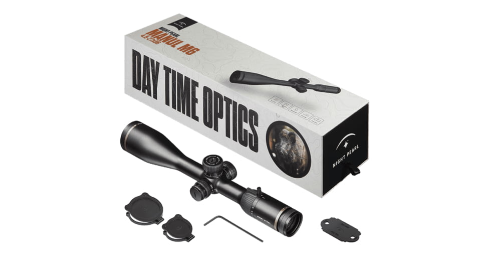 NIGHT PEARL Manul M6 4.5-27x56mm, 30mm Tube Rifle Scope, Second Focal Plane, 6, Black, 2NPMANUL4,5-27X56I