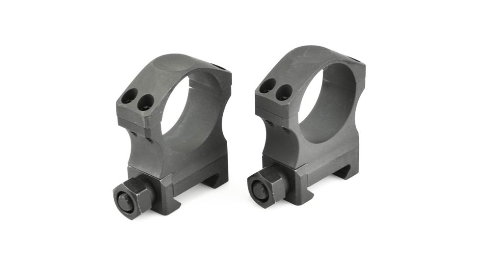 EDEMO NightForce 30mm Steel Ring Sets, High, 1.125, Black, Full-Size, A104, EDEMO1