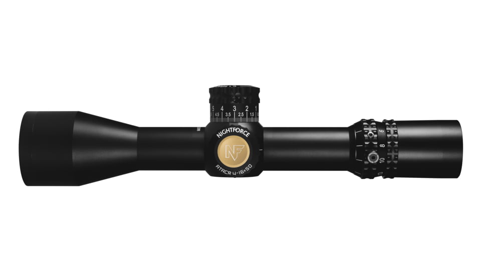 NightForce ATACR, 4, 16x50mm, Zerostop Rifle Scope, .1 Mil, Radian, DigIllum, PTL, MIL-R, C543