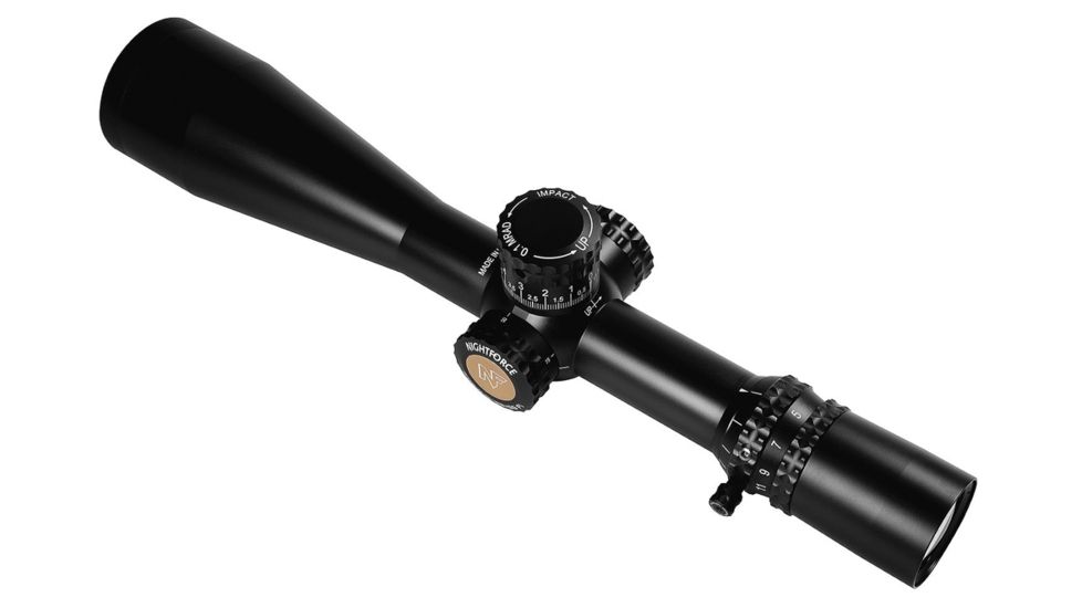NightForce ATACR, 5, 25x56mm F1, Zerostop Rifle Scope, .1 Mil, Radian, DigIllum, PTL, Mil, C, C579