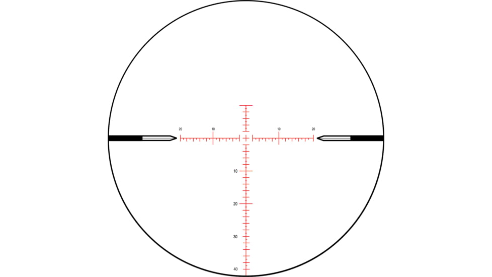 NightForce ATACR 5-25x56mm Rifle Scope, 34mm Tube, Second Focal Plane, MOAR Digillum Reticle, Black, C553