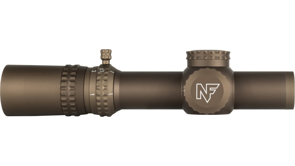 NightForce ATACR Rifle Scope, 1-8x24mm, 34mm Tube, F1/FFP, FC-DMx Reticle, Dark Earth, C672