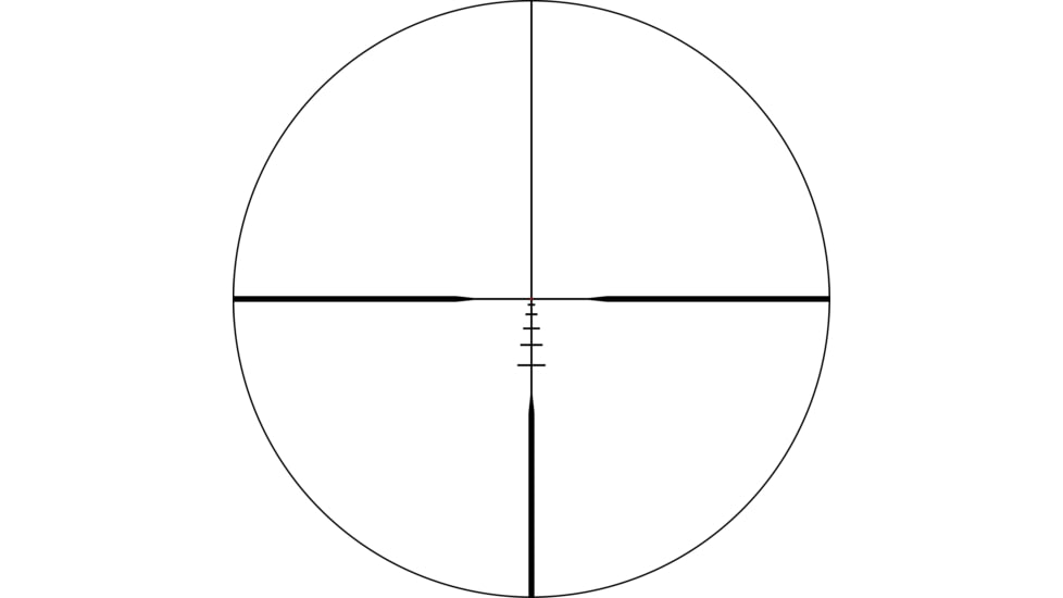 NightForce NX6 1-6x24mm F2 30mm Tube Rifle Scope, Second Focal Plane