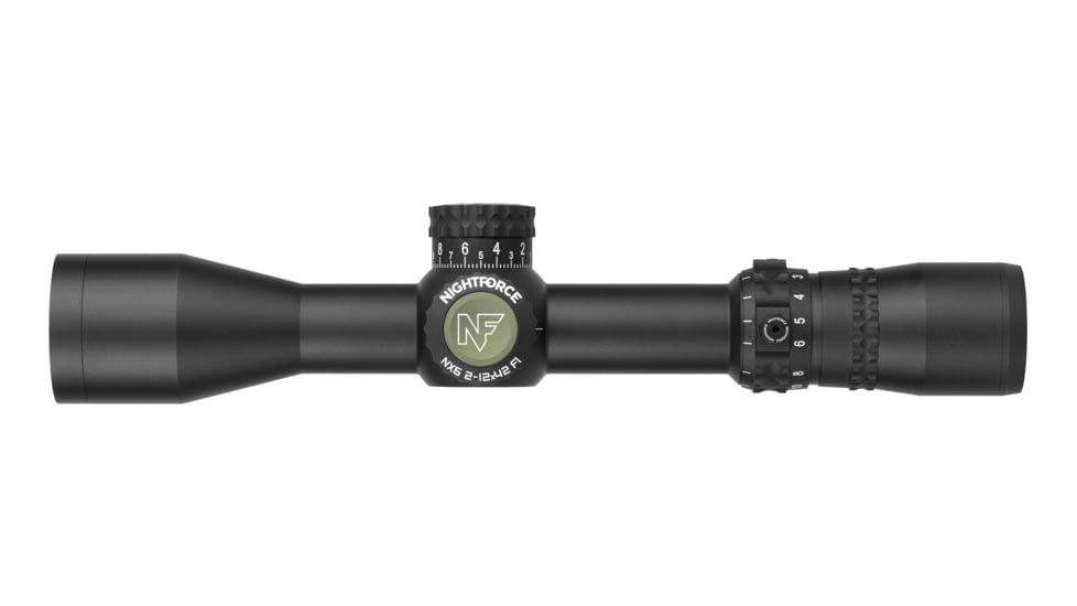 NightForce NX6 2-12x42mm F1 30mm Tube Rifle Scope, First Focal Plane