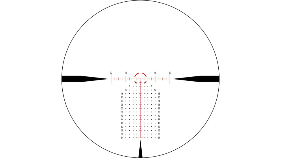 NightForce NX6 2-12x42mm F1 30mm Tube Rifle Scope, First Focal Plane