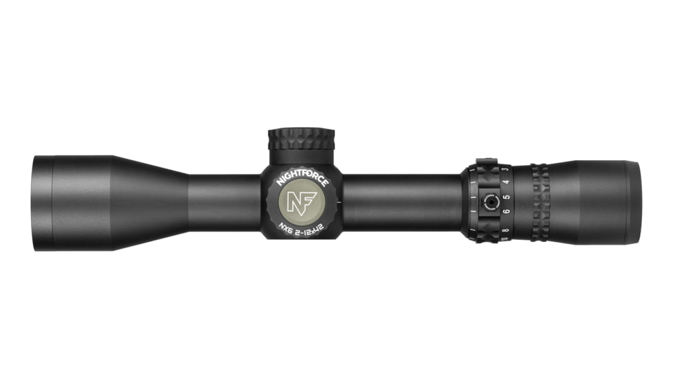 NightForce NX6 2-12x42mm F2 30mm Tube Rifle Scope, Second Focal Plane