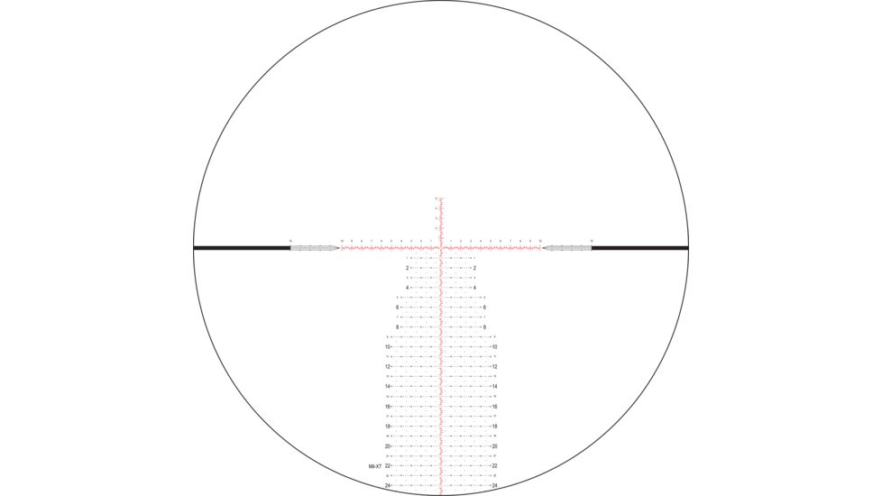 NightForce NX8 Rifle Scope, 4-32X50mm, 30mm Tube, First Focal Plane, F1, ZeroStop, .1 Mil-Radian, DigIllum, PTL, Mil-XT Reticle, C634