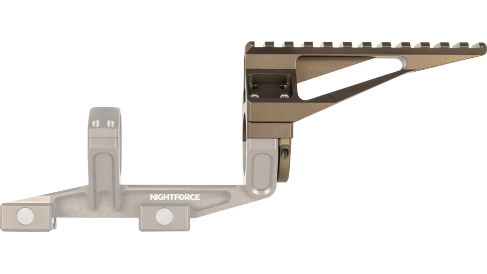 NightForce Rail Accessory Platform Improved RAP-I W/Multimount Cap, 34mm, Dark Earth, A688