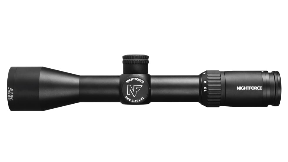 NightForce SHV 3-10x42mm .250 MOA, IHR Non-Illuminated, Black, 30mm C562