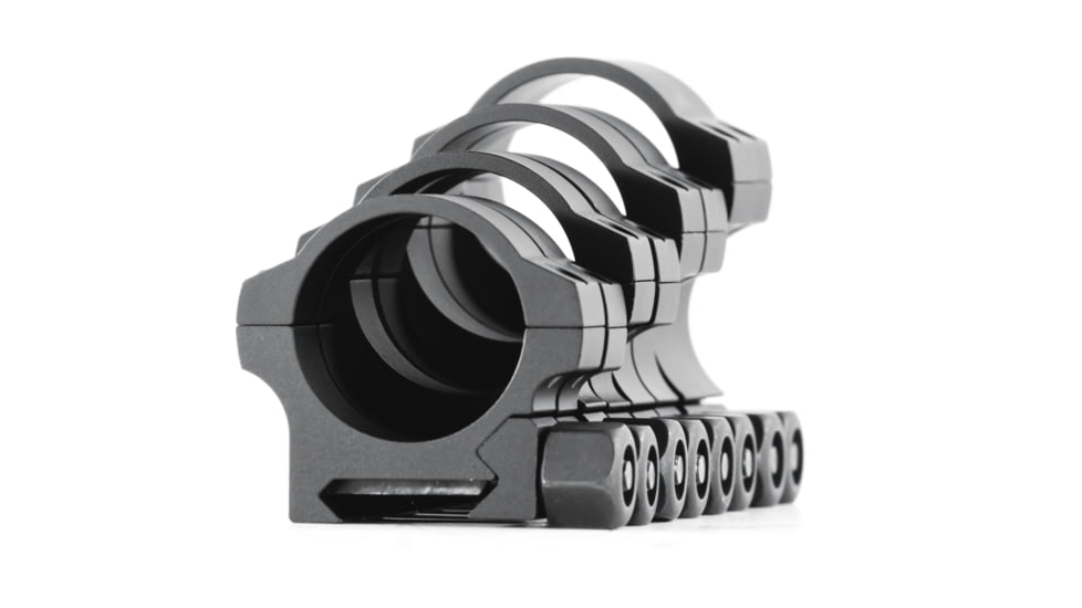 NightForce Standard Duty Rifle Scope Ring Set, Black, 30mm,.9in,Low A416