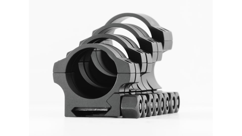 NightForce Standard Duty Rifle Scope Ring Set,Black,30mm,1.25in,High A418
