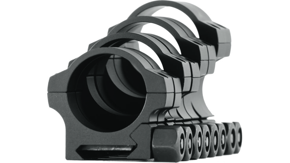 NightForce Standard Duty Rifle Scope Ring Set,Black,30mm,.9in,Low A416