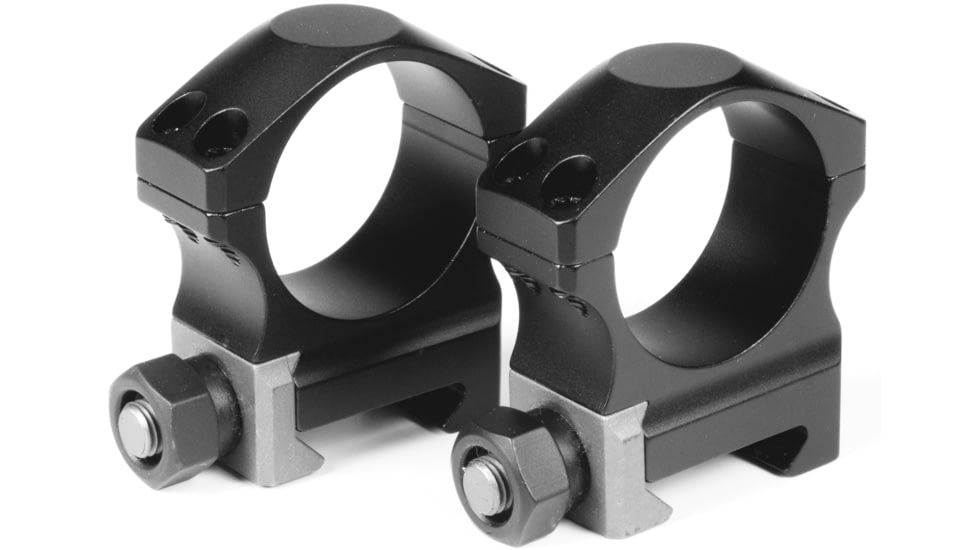 NightForce XTRM 30mm Ring Set, High, Titanium/Alloy, 1.125, Black, Full-Size, A107