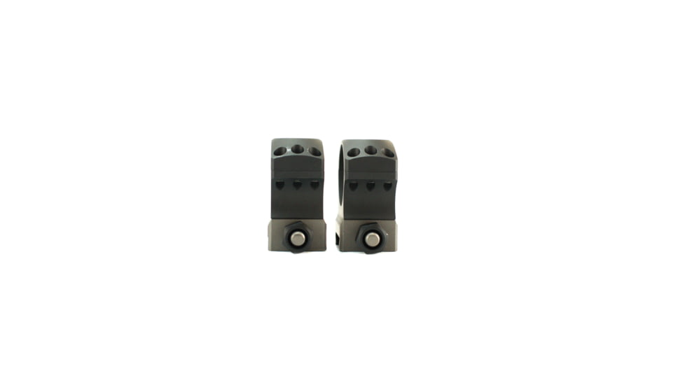 NightForce ULTRALITE 30mm Titanium/Alloy Ring Set, High, 1.125, 6 Screw, Black, Full-Size, A266